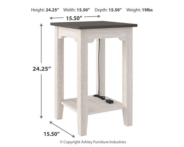 Dorrinson Chairside End Table - Yulissa Home Furnishings (NJ)