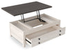 Dorrinson Coffee Table with Lift Top - Yulissa Home Furnishings (NJ)