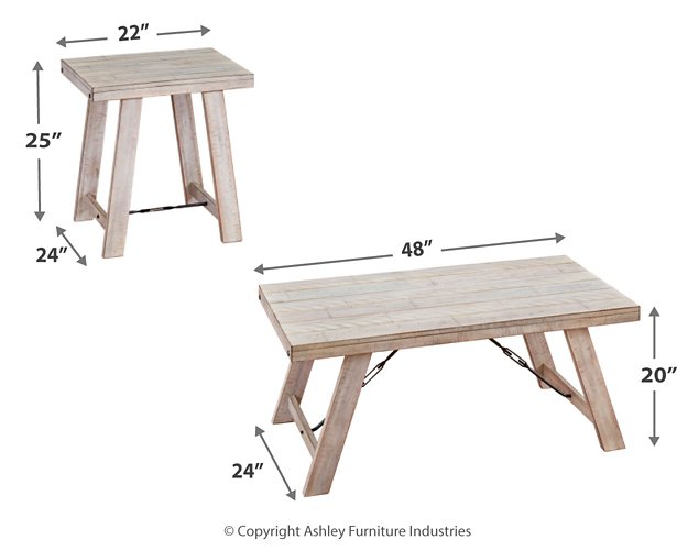 Carynhurst Table (Set of 3) - Yulissa Home Furnishings (NJ)