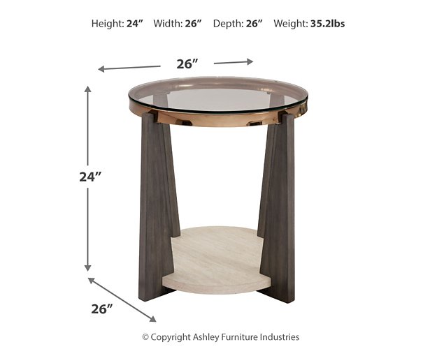 Frazwa End Table - Yulissa Home Furnishings (NJ)