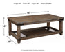 Danell Ridge Coffee Table - Yulissa Home Furnishings (NJ)