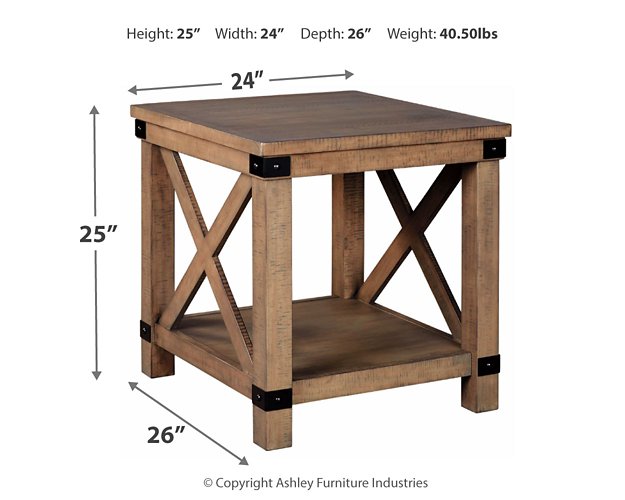 Aldwin End Table - Yulissa Home Furnishings (NJ)