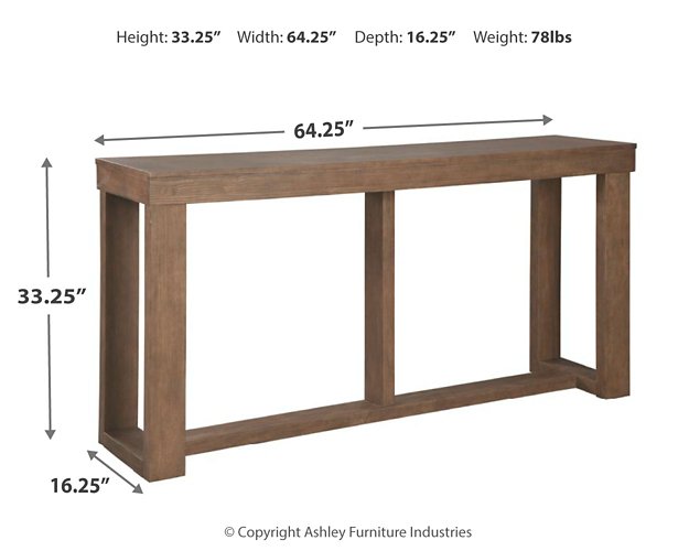 Cariton Sofa/Console Table - Yulissa Home Furnishings (NJ)