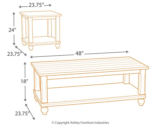 Cloudhurst Table (Set of 3) - Yulissa Home Furnishings (NJ)