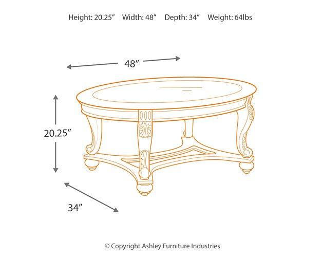 Norcastle Coffee Table - Yulissa Home Furnishings (NJ)