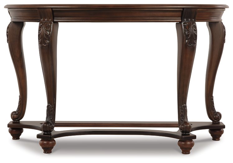 Norcastle Sofa/Console Table - Yulissa Home Furnishings (NJ)