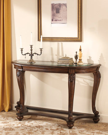 Norcastle Sofa/Console Table - Yulissa Home Furnishings (NJ)