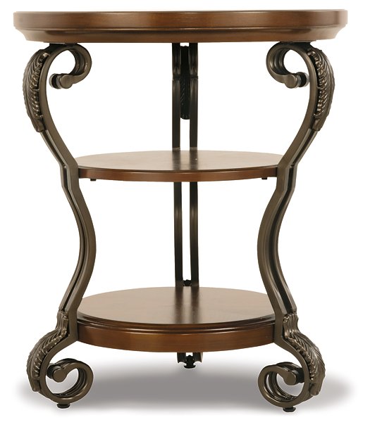 Nestor Chairside End Table - Yulissa Home Furnishings (NJ)