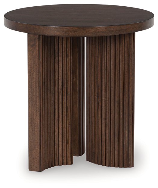 Korestone End Table - Yulissa Home Furnishings (NJ)