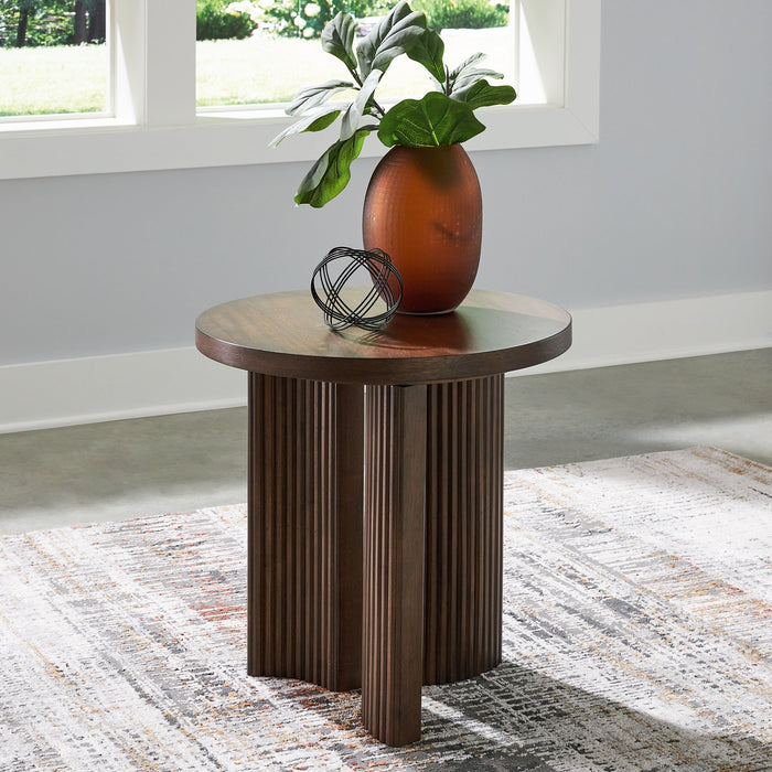 Korestone End Table - Yulissa Home Furnishings (NJ)