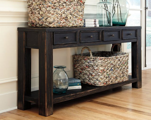 Gavelston Sofa/Console Table - Yulissa Home Furnishings (NJ)