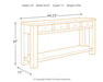 Gavelston Sofa/Console Table - Yulissa Home Furnishings (NJ)