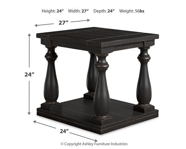 Mallacar End Table - Yulissa Home Furnishings (NJ)