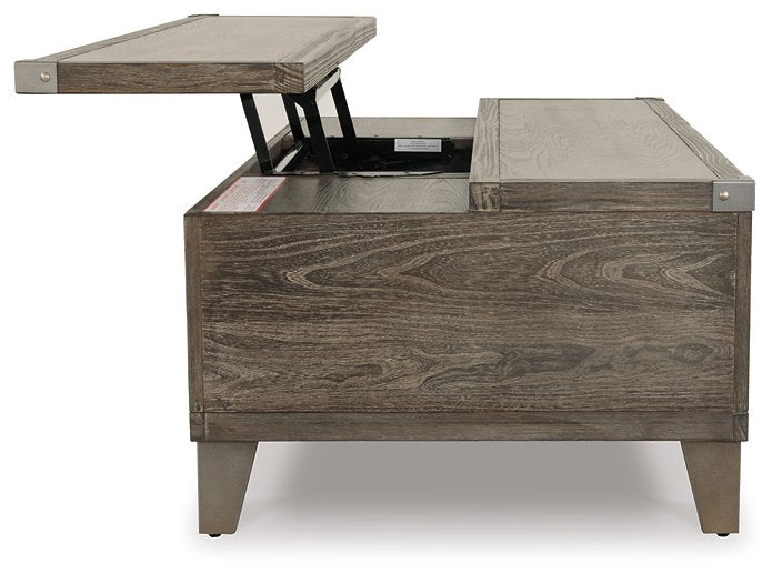 Chazney Coffee Table with Lift Top - Yulissa Home Furnishings (NJ)