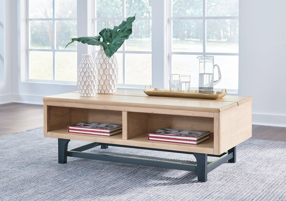 Freslowe Lift-Top Coffee Table - Yulissa Home Furnishings (NJ)