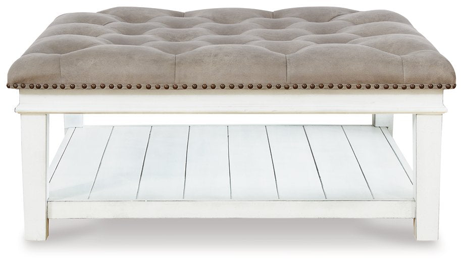 Kanwyn Upholstered Ottoman Coffee Table - Yulissa Home Furnishings (NJ)