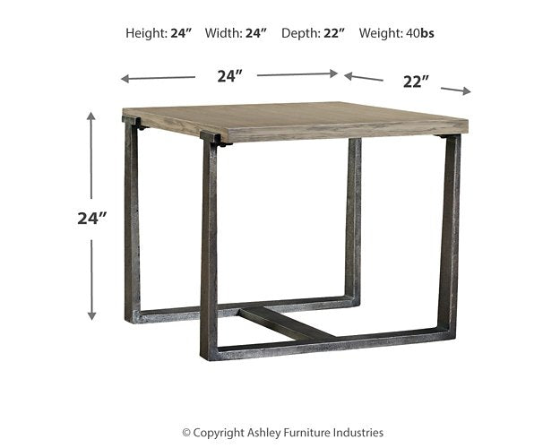 Dalenville End Table - Yulissa Home Furnishings (NJ)