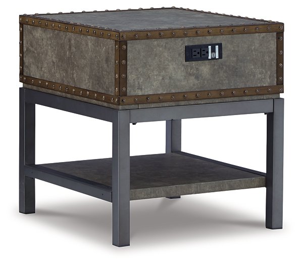 Derrylin End Table - Yulissa Home Furnishings (NJ)