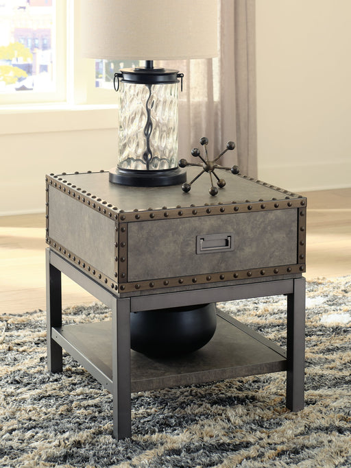 Derrylin End Table - Yulissa Home Furnishings (NJ)