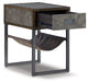 Derrylin Chairside End Table - Yulissa Home Furnishings (NJ)