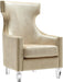 Gramercy Gold Croc Velvet Wing Chair image