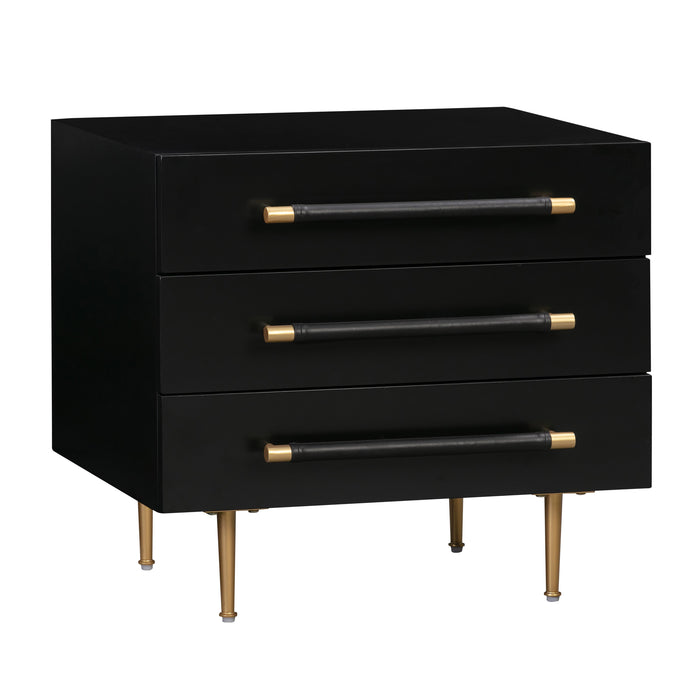 Trident Black Nightstand image