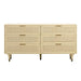 Sierra Buttermilk 6 Drawer Dresser image