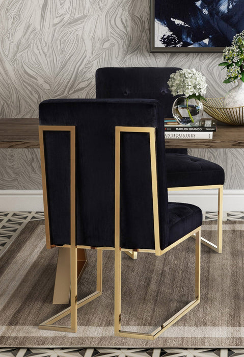 AKIKO VELVET DINING CHAIR (SET OF 2)