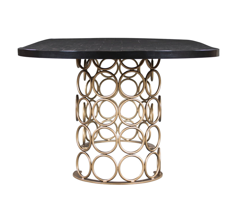 VALENTINA BRASS DINING ROOM TABLE