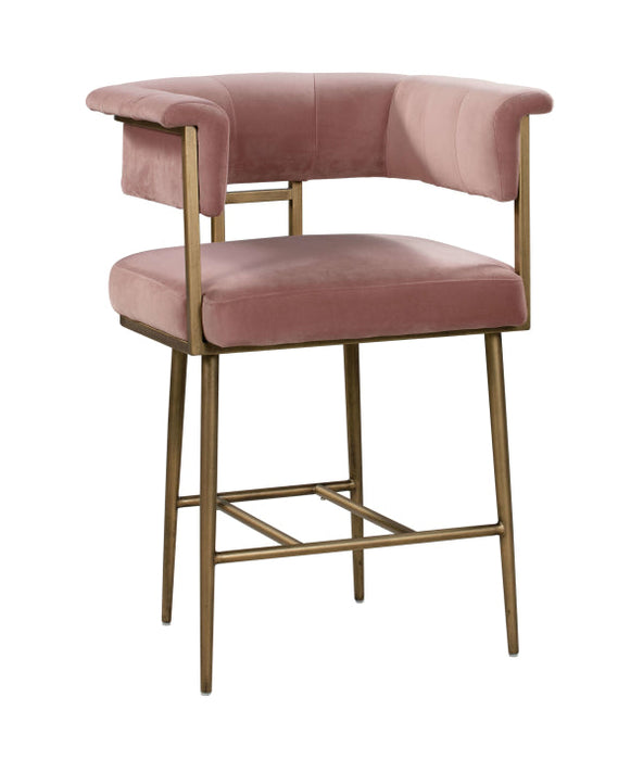 ASTRID VELVET COUNTER STOOL SKU: ST0002