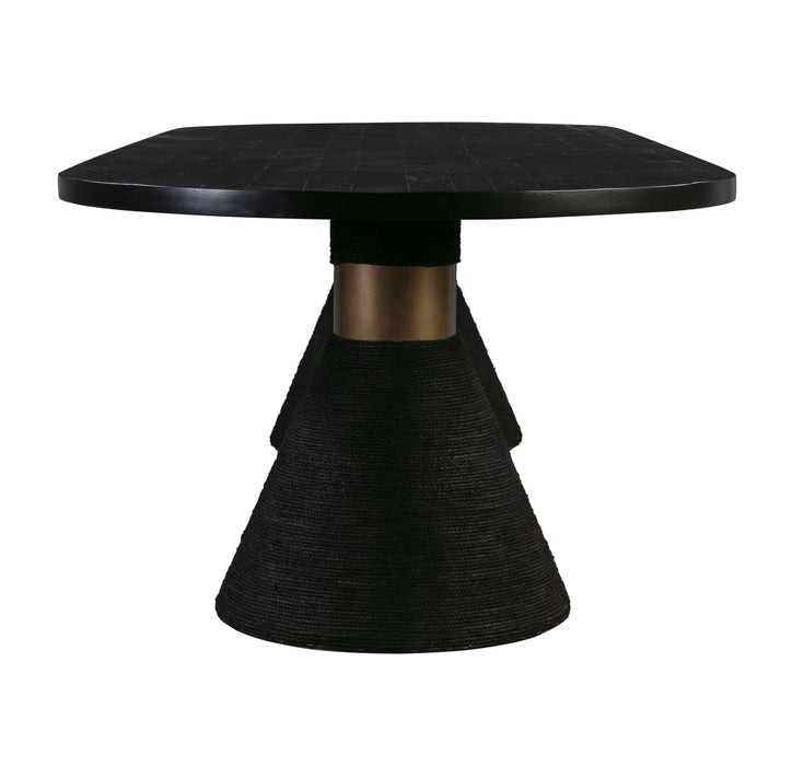 RISHI BLACK ROPE DINING ROOM TABLE