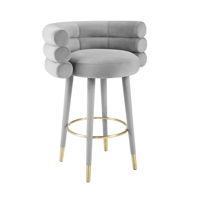 BETTY  VELVET COUNTER STOOL SKU: ST0003