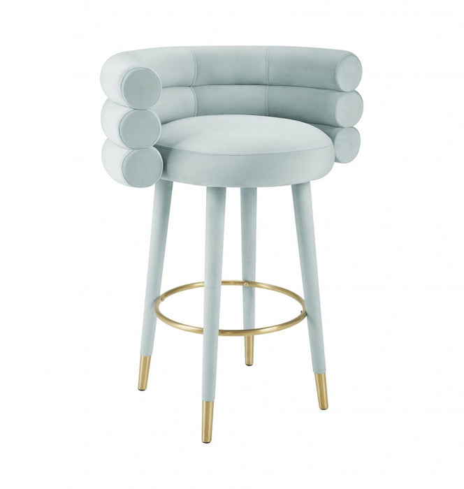 BETTY  VELVET COUNTER STOOL SKU: ST0003