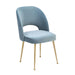 Swell Sea Blue Velvet Chair image