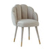 Gardenia Light Grey Velvet Dining Chair image