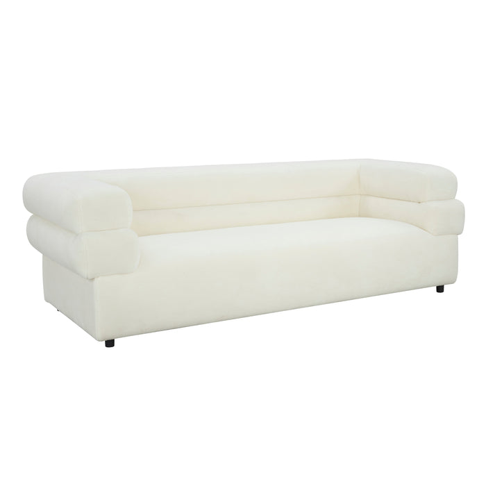 ELSA CREAM VEGAN SHEARLING SOFA