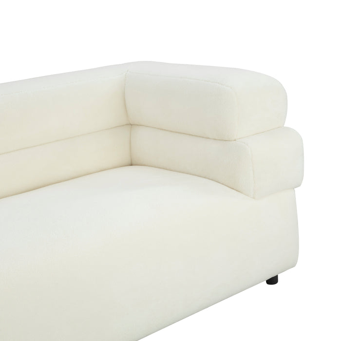 ELSA CREAM VEGAN SHEARLING SOFA