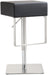 Seville Black Stainless Adjustable Barstool image