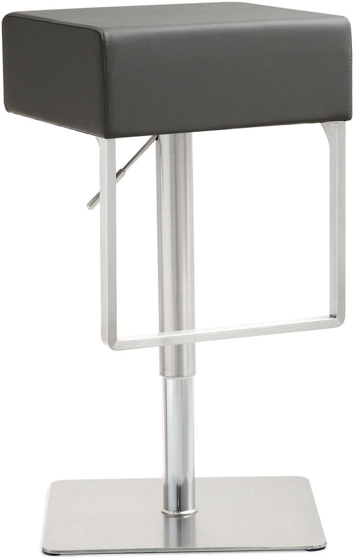 Seville Grey Stainless Adjustable Barstool image