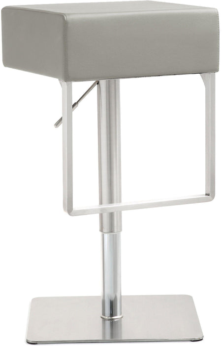 Seville Light Grey Adjustable Barstool image