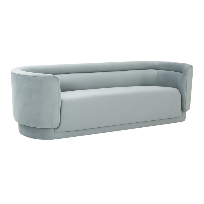 Macie Sea Blue Velvet Sofa image