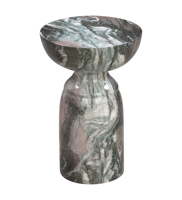 Rue Grey and Blush Marble Side Table image