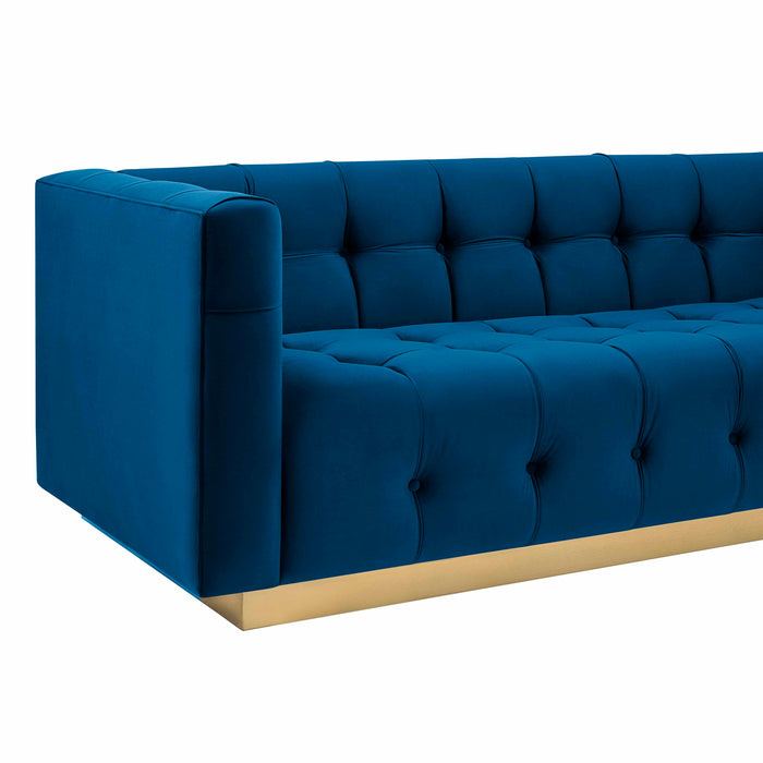 ROMA NAVY VELVET SOFA