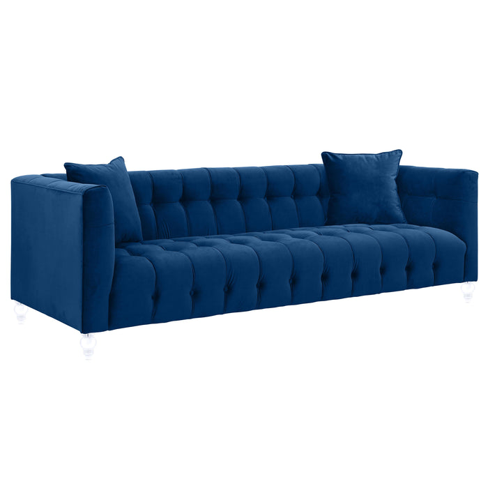 Bea Navy Velvet Sofa image