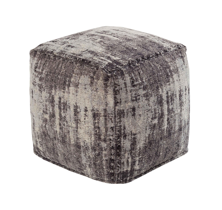 Chenille Cotton Jacquard Pouf image