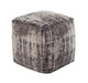 Chenille Cotton Jacquard Pouf image