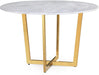 Maxim White Marble Dining Table image