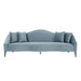 Naya Sea Blue Velvet Sofa image