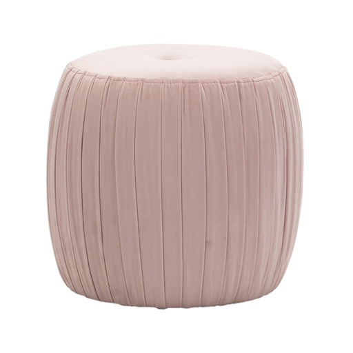 Sommer Blush Velvet Ottoman image