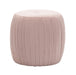 Sommer Blush Velvet Ottoman image